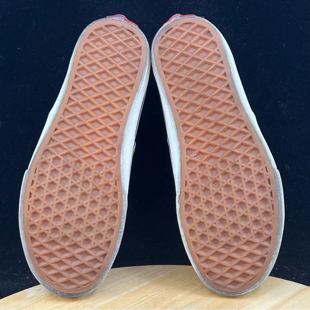 Vans Classic Lace Up Orange/Black Animal Print Women’s Size 6.5 - Picture 9 of 10